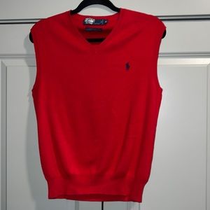 Men's Red Sweater Vest